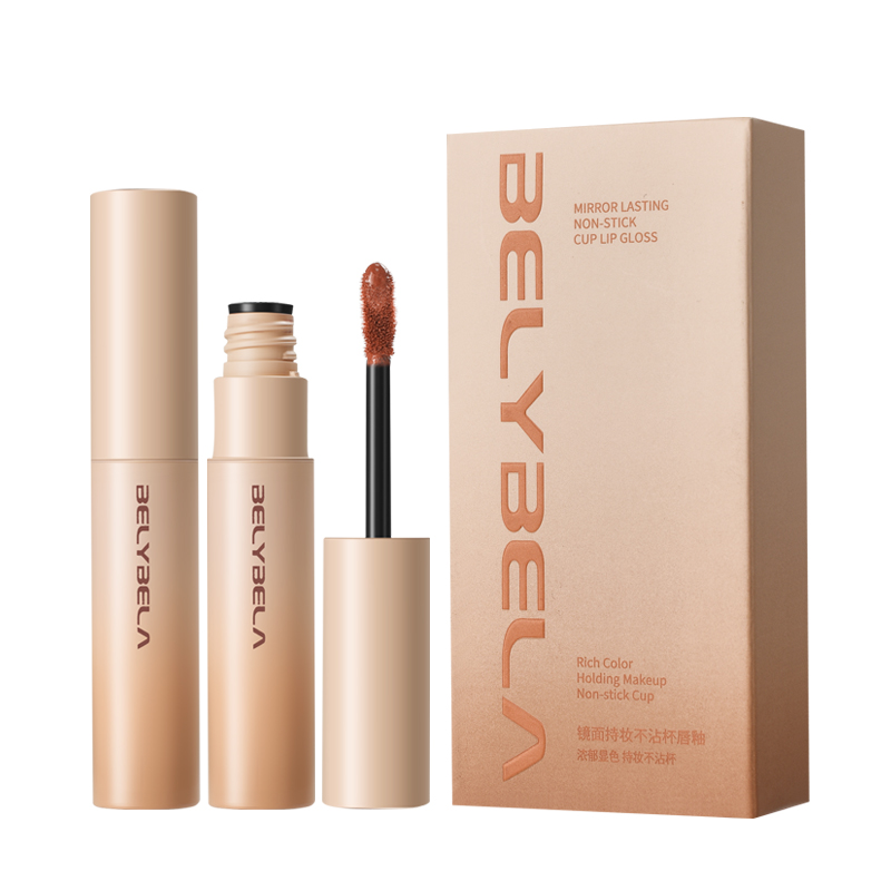 BELYBELA Shiny Non-Sticky Cup Lip Gloss